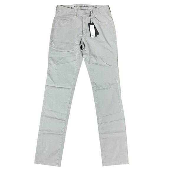 Rhone Pants Mens Grey Slim Straight Griffin Twill 5 Pocket Stretch 28 x 33 - Picture 2 of 11